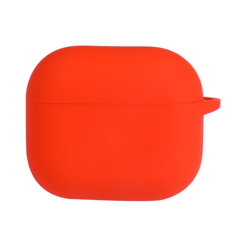 Soft Feel Silicone Case Protective Cover With Buckle For Apple AirPods 3 3rd Gen