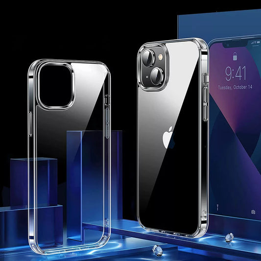 Crystal Clear Slim Fit Shockproof Case Raised Camera Edge For iPhone 13 Series