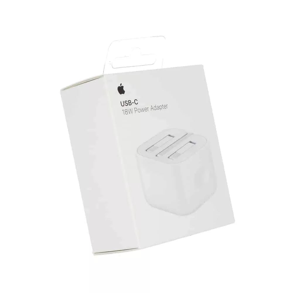 Genuine Apple MU7W2B/A 18W 3 Pin UK USB-C Mains Charger Power Adapter - BOXED