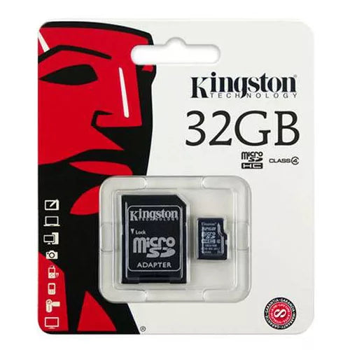 Kingston Micro SD SDHC Memory Card Class 4 32GB