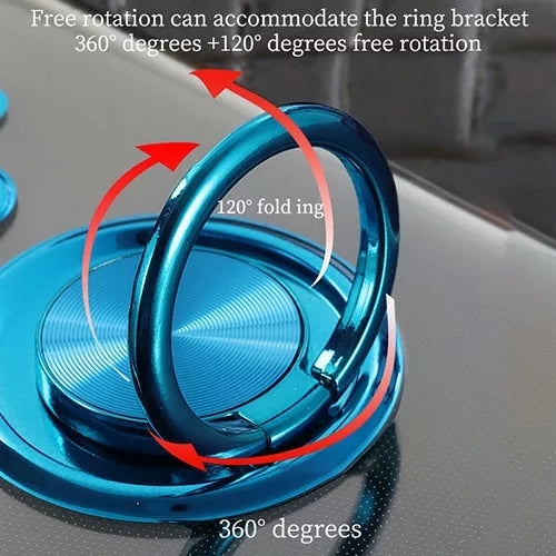 Samsung Galaxy A50 Ultra Thin Clear Gel Chrome Effect Case With Magnetic Ring Stand