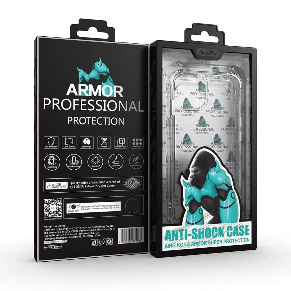 iPhone 16 Pro Genuine Atouchbo Anti-Shock Kong Super Protective TPU Gel Case