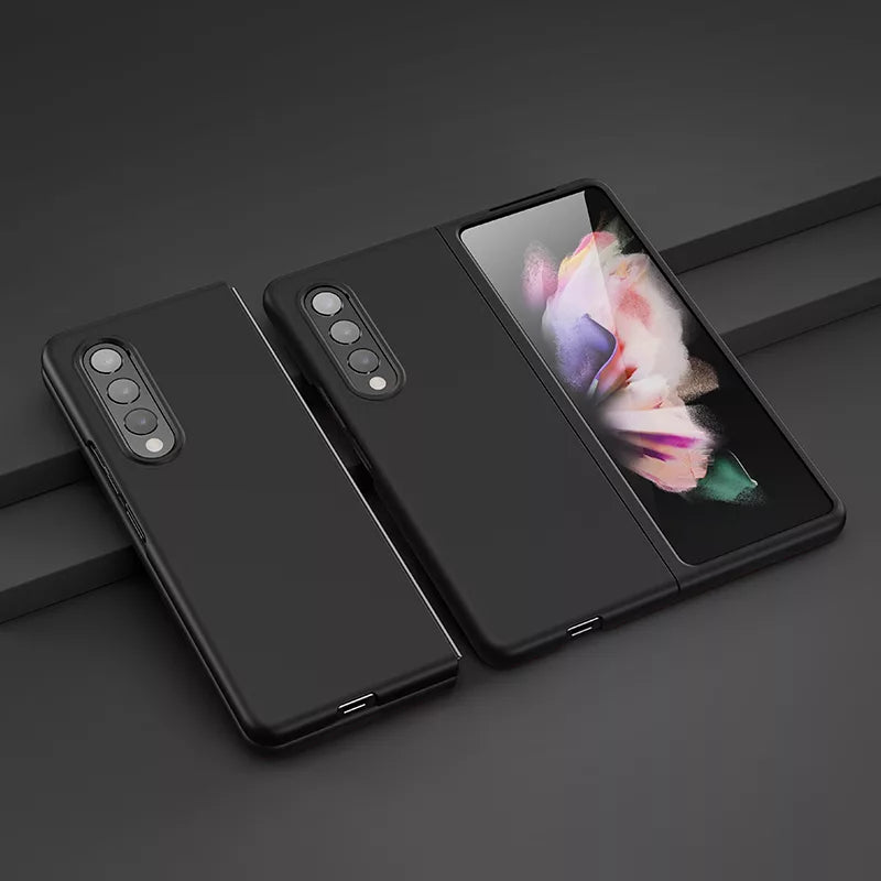 Two Piece Soft Feel PC 360 Protective Shell Case For Galaxy Fold 3