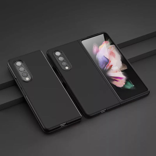 Two Piece Soft Feel PC 360 Protective Shell Case For Galaxy Fold 3