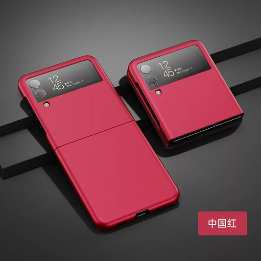 Two Piece Soft Feel PC Protective Shell Case For Galaxy Z Flip 3