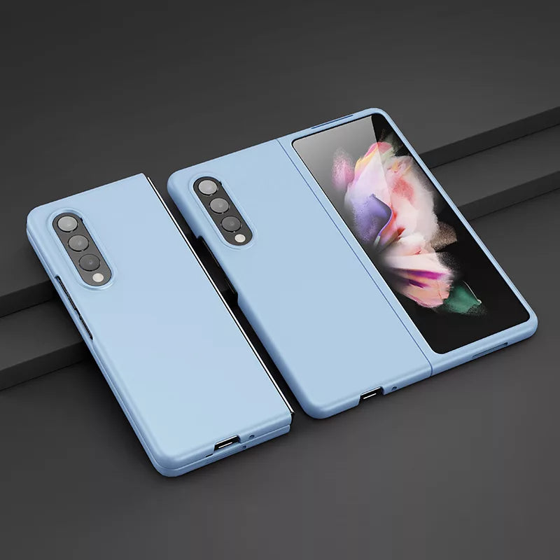 Two Piece Soft Feel PC 360 Protective Shell Case For Galaxy Fold 3