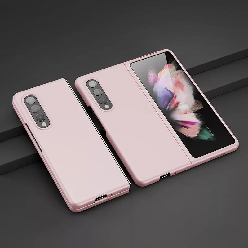 Two Piece Soft Feel PC 360 Protective Shell Case For Galaxy Fold 3