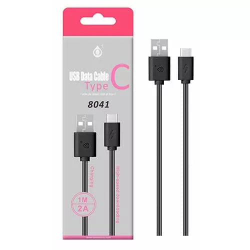 Type-C USB 2A Fast Charging 1 Metre Charge / Data Sync Cable – Retail Packed
