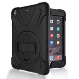 iPad Mini 1/2/3 Heavy Duty Shockproof Case With Swivel Stand Strap