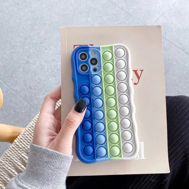 Pop It Fidget Push Bubble Case - iPhone Models