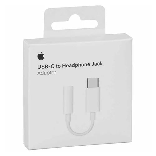 Genuine Apple MU7E2ZM/A USB-C to 3.5mm Headphone Jack Adapter