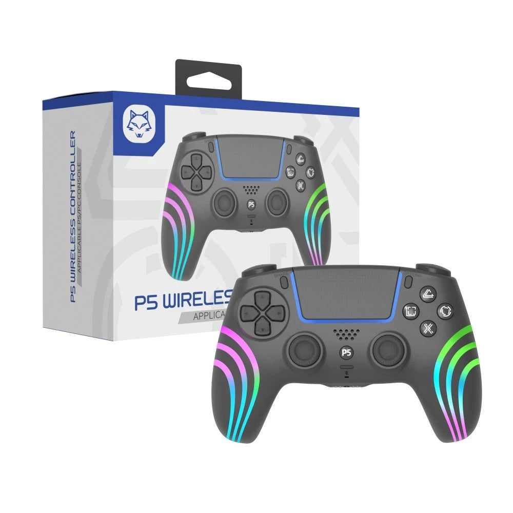 Sony Playstation 5 PS5 / PC Wireless Controller With RGB Colour & Hall Sensors – Black
