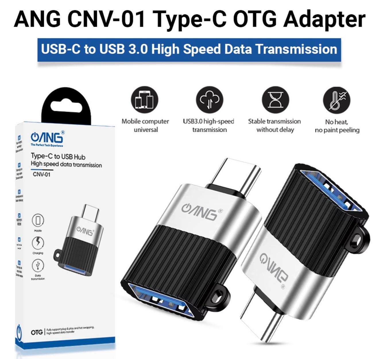 ANG CNV-01 USB-C To USB-A Hub Adapter Female