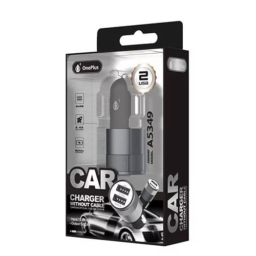 High Quality 2.4A Twin USB Port Car Charger