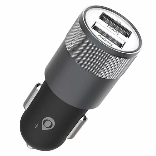 High Quality 2.4A Twin USB Port Car Charger