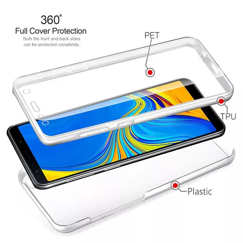 Samsung Galaxy Note 10 Plus 360º PC TPU Full Case With Protective Screen Cover