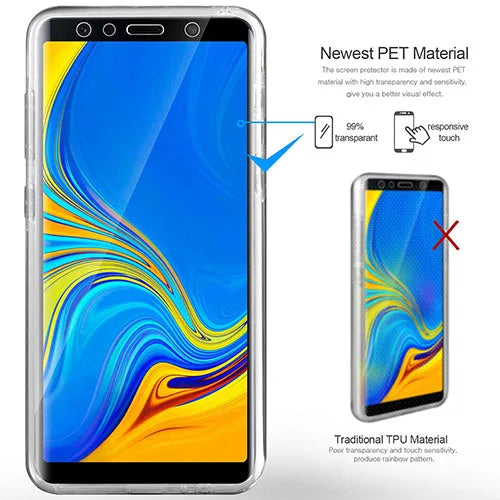 Samsung Galaxy A70 360º PC TPU Full Case With Protective Screen Cover