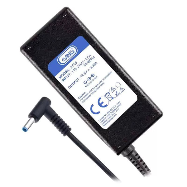 HP 19.5V 3.33A Blue Pin Replacement Laptop Charger