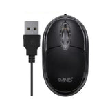 USB 1200dpi Optical Mouse With Scroll Wheel