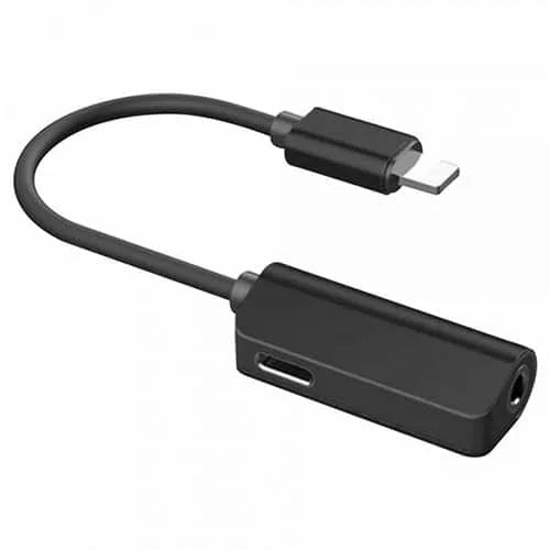 iPhone 2in1 Lightning 3.5mm Handsfree Adapter