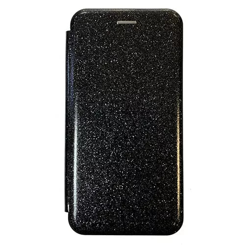 Slim Fitting Fashion Wallet Case With Magnetic Closing & Glitter Effect