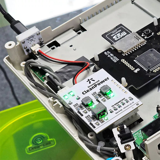 Sega Dreamcast CleanPower USB-C Power Modification