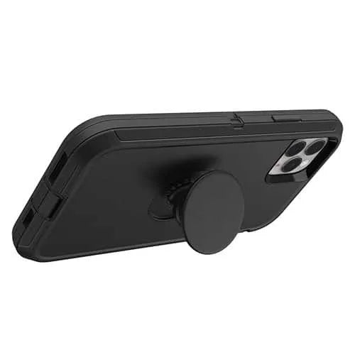 iPhone 11 Heavy Duty Shockproof Rugged Defender Style Case With Pop Stand