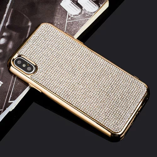 iPhone 7 / 8 Ultra Thin Gel With Chrome Diamond Effect