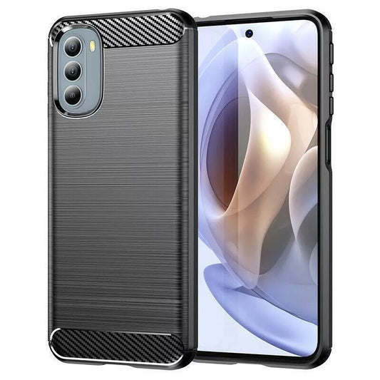 Nokia G60 Matte Shockproof TPU Gel Case With Carbon Fibre Effect