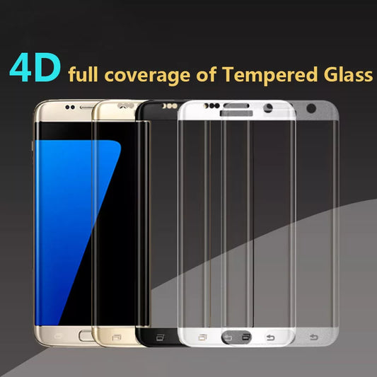 Samsung G935F Galaxy S7 Edge Case Friendly Full Tempered Glass Screen Protector