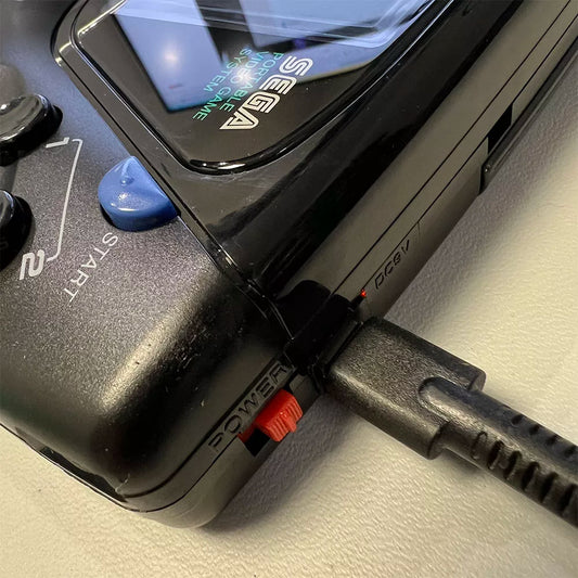 Sega Game Gear USB-C Charging Modification With Rechargeable Batteries