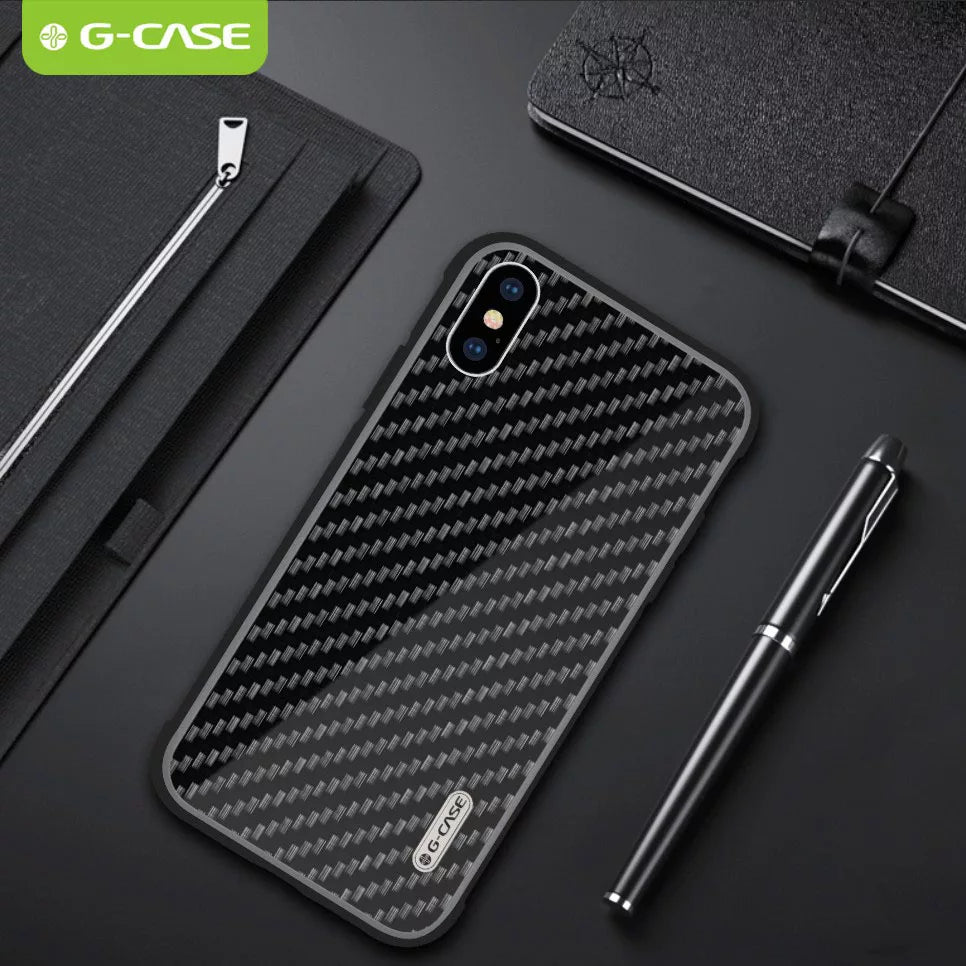 G-Case Carbon Fibre Shield Series Case - iPhone X / XS