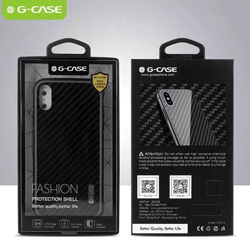 G-Case Carbon Fibre Shield Series Case - iPhone X / XS