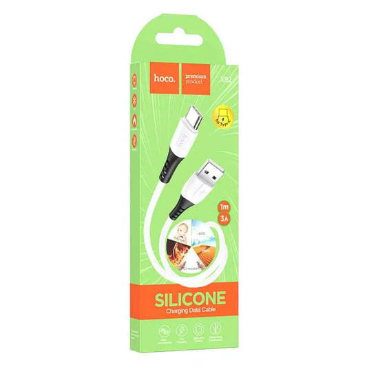Hoco Silicone 3.0A USB-C Fast Charge / Sync Cable - White