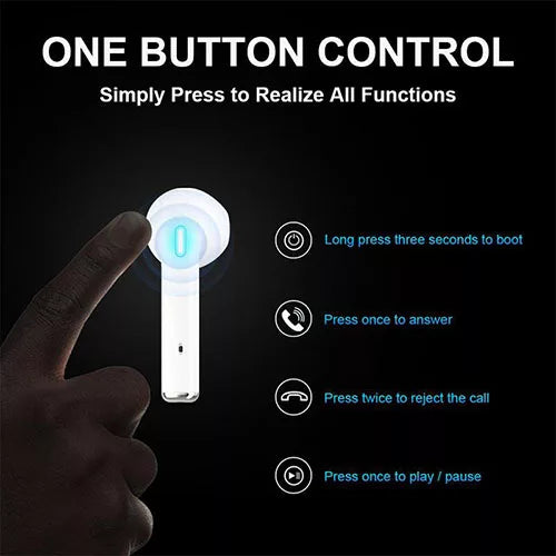 Wireless In-Ear Stereo Earphones Bluetooth 4.2 With Charging Case