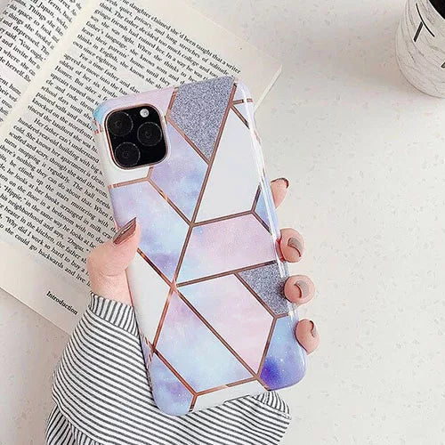 iPhone SE 2020 / 7 / 8 IMD Marble Effect Soft TPU Back Case / Cover