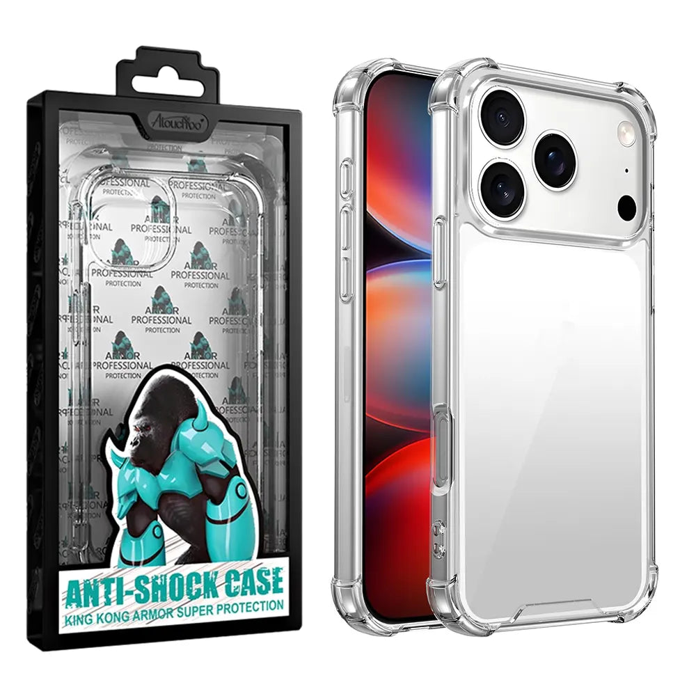 iPhone 17 Pro Max Genuine Atouchbo Anti-Shock Protective TPU Gel Case