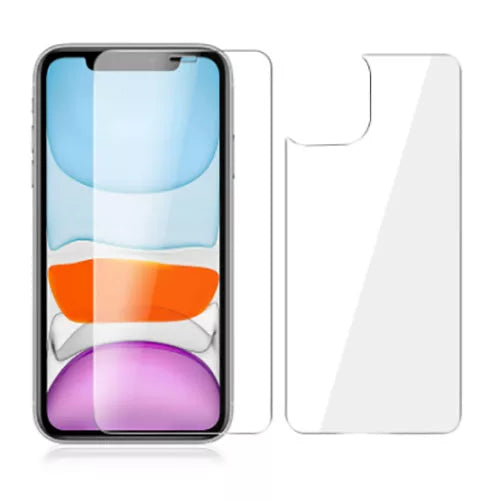 iPhone 11 Front Back Tempered Glass Screen Protector
