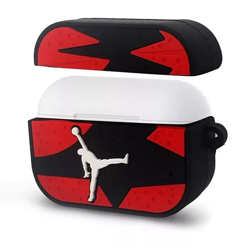 Apple AirPods Pro Jordan Silicone Case Protective Cover With Buckle