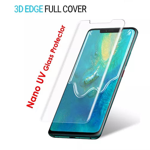 Huawei Mate 20 Pro Full 5D UV Glue Tempered Glass