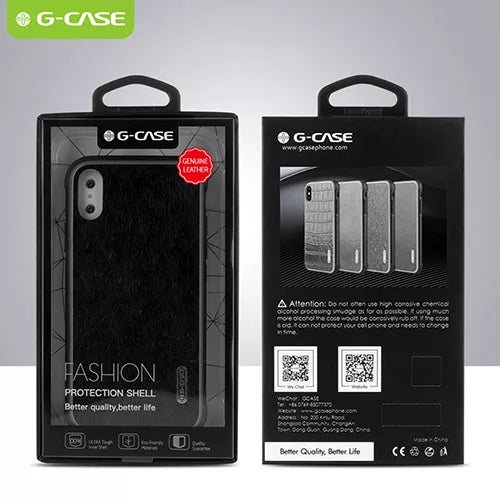 G-Case Monte Carlo Series Genuine Leather Case With Card Slot - iPhone XS Max