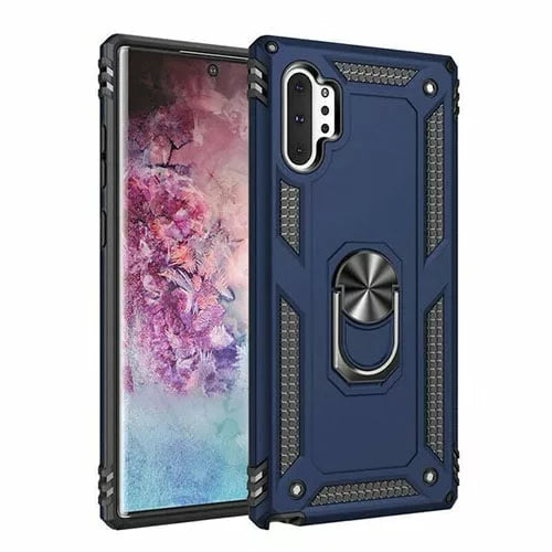 Samsung Galaxy Note 10 Plus Hybrid Dual-Layer Armour Case With Magnetic Ring Stand