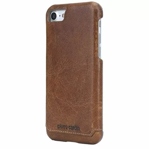 Pierre Cardin Genuine Leather Hard Back Cover / Case - iPhone 7 / 8
