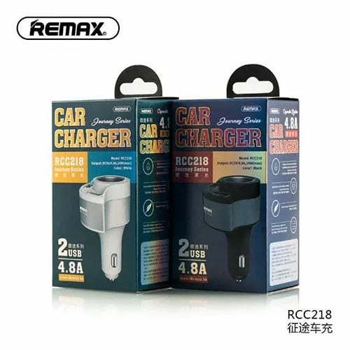 REMAX RCC218 Journey 4.8A Fast Dual USB Car Charger