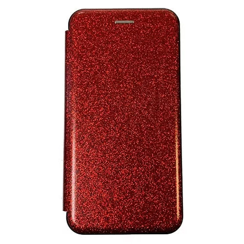 Slim Fitting Fashion Wallet Case With Magnetic Closing & Glitter Effect