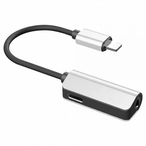 iPhone 2in1 Lightning 3.5mm Handsfree Adapter