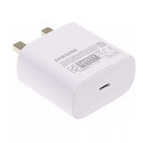 Genuine Samsung 25W Type-C Fast Charger EP-TA800 - UK Plug - White