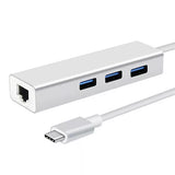 Type-C USB 3.0 3 Port USB Hub Ethernet Adapter
