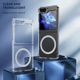 Samsung Galaxy Z Flip5 Magnetic Charging Anti-Shock Shockproof TPU Gel Case