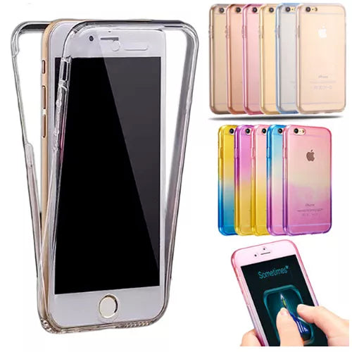 iPhone 7 Plus / 8 Plus 360° Ultra Thin Shockproof  TPU Gel Protective Case